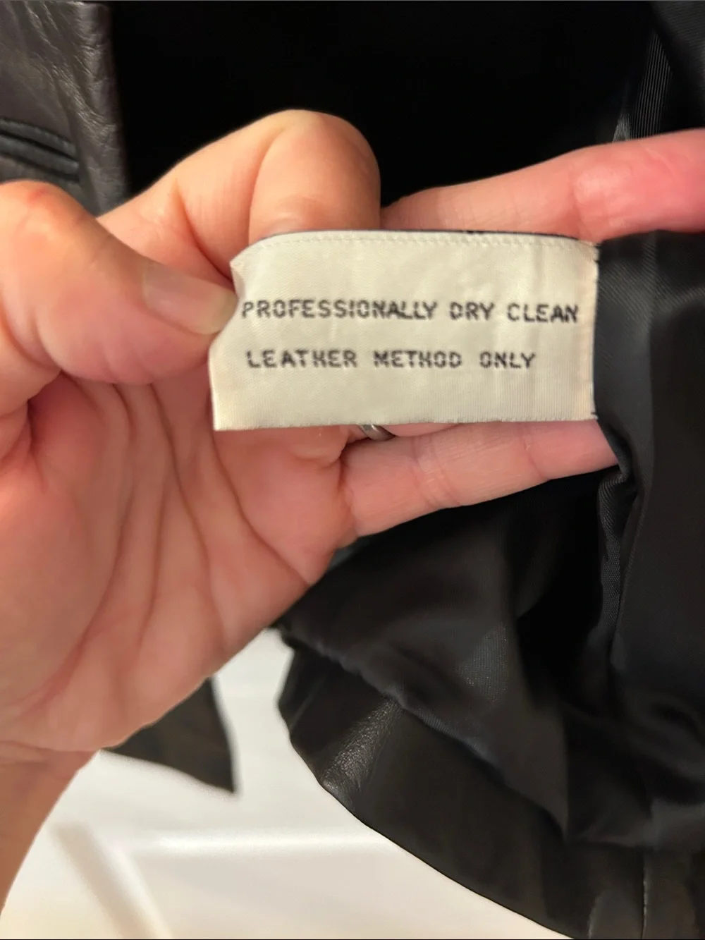 Preston & York Black Leather Blazer Jacket